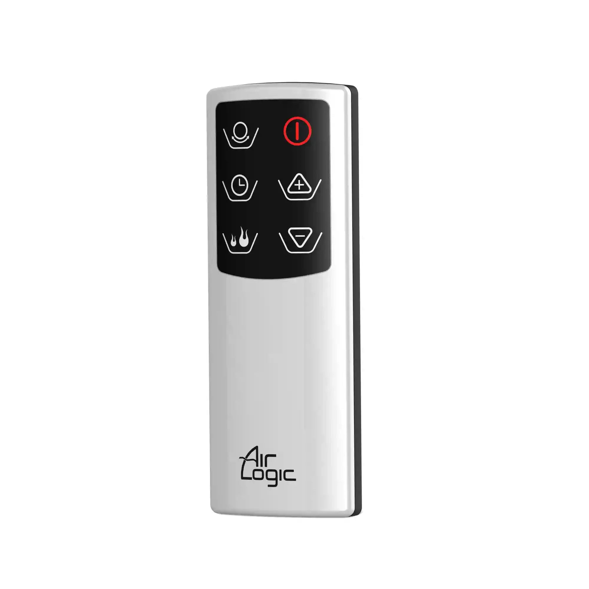 Lasko Air Logic 27" Bladeless Tower Heater (2 heat settings, remote, timer, white/gray)