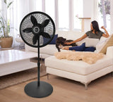 Lasko Cyclone® 18" Pedestal Fan (3-speed, manual, black)