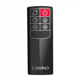 Lasko Ellipse 12" Table Top Heater (remote, timer, thermostat, tip-over switch, child lock, silver)