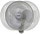 Air King 16" 1/20 HP Commercial Grade Wall Mount Fan (3-speed, manual, white)