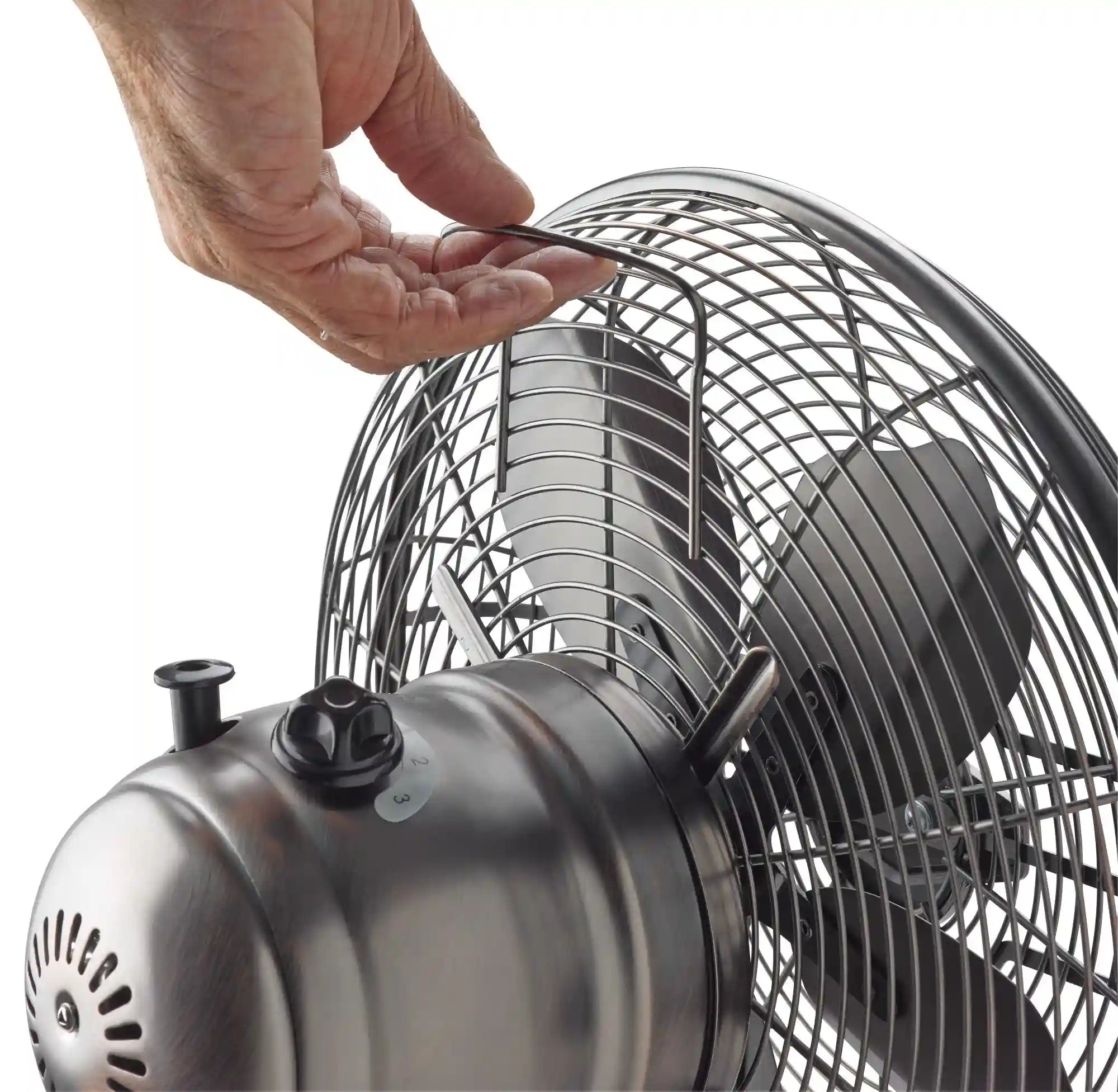 Lasko Classic 12" Table Top Fan (3-speed, manual, metal construction, bronze)