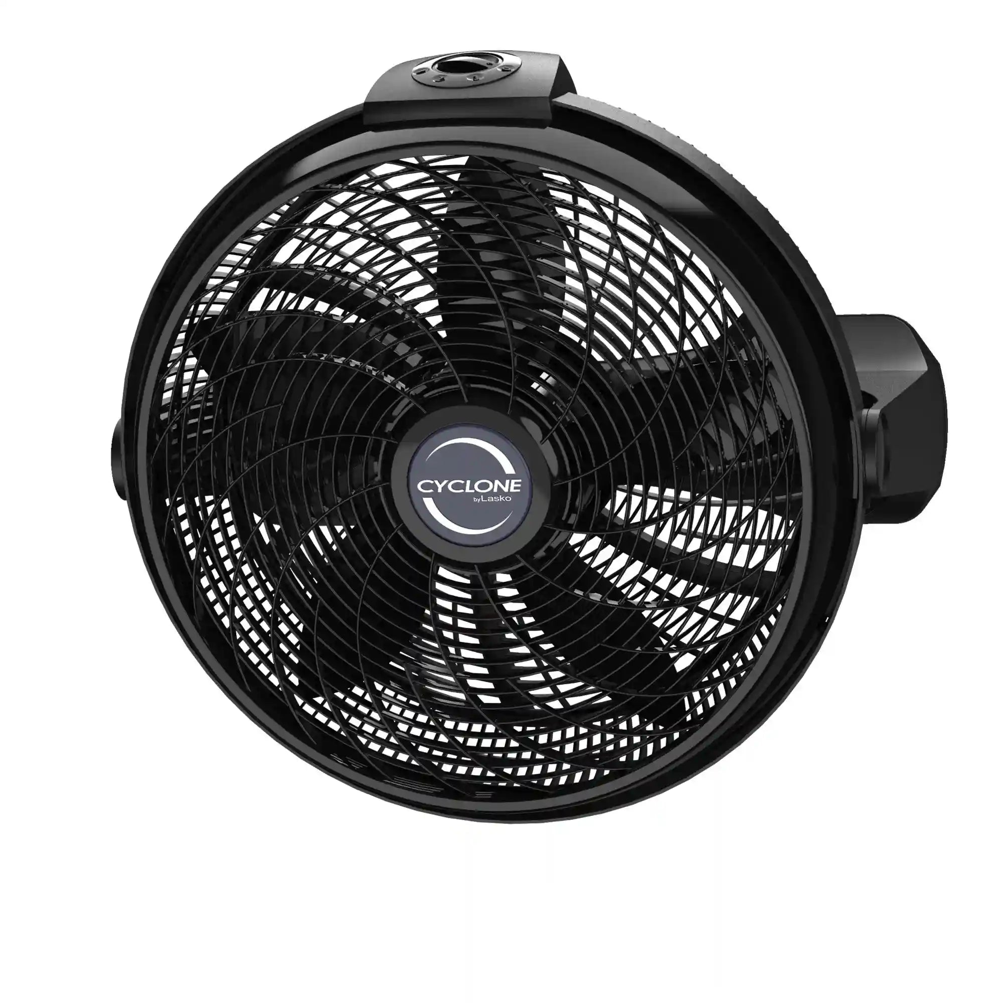 Lasko Cyclone® 20" Air Circulator Floor Fan (3-speed, manual, 90° airflow, black)