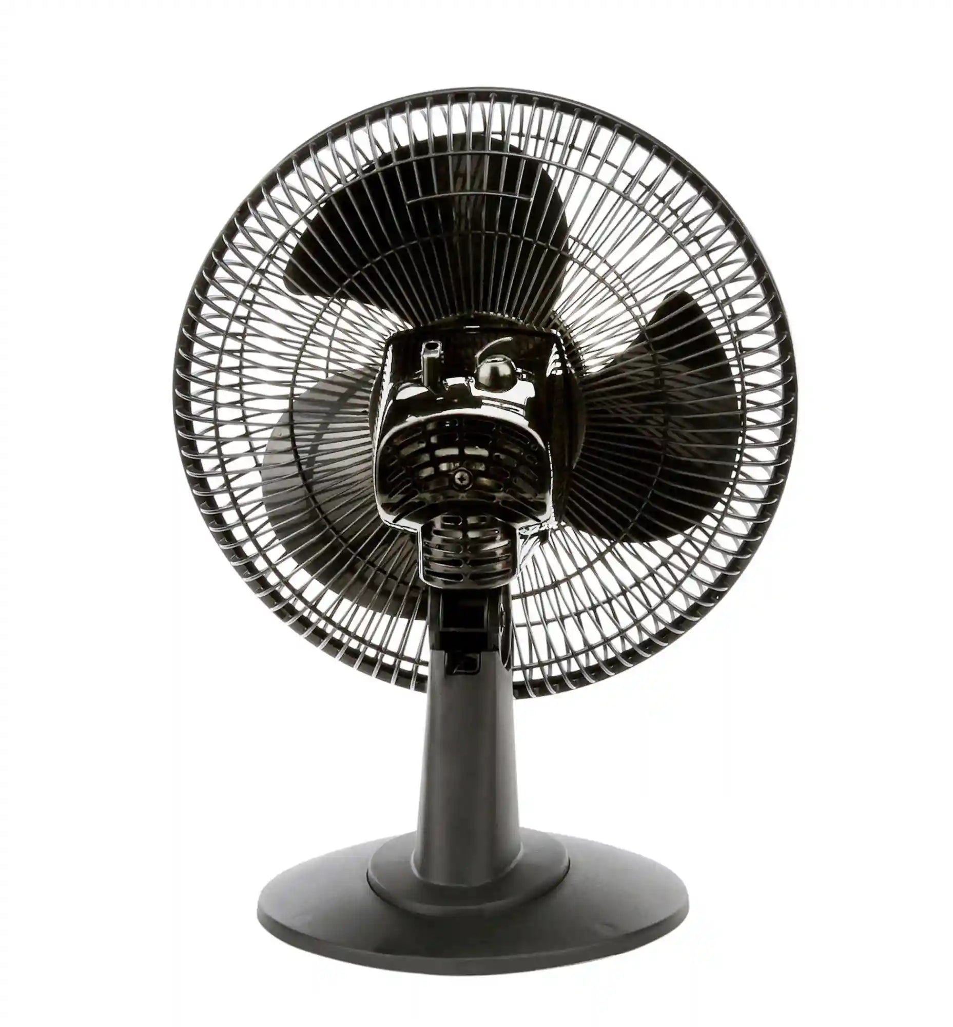 Lasko 12" Table Top Fan (3-speed, manual, 180° oscillation, black)