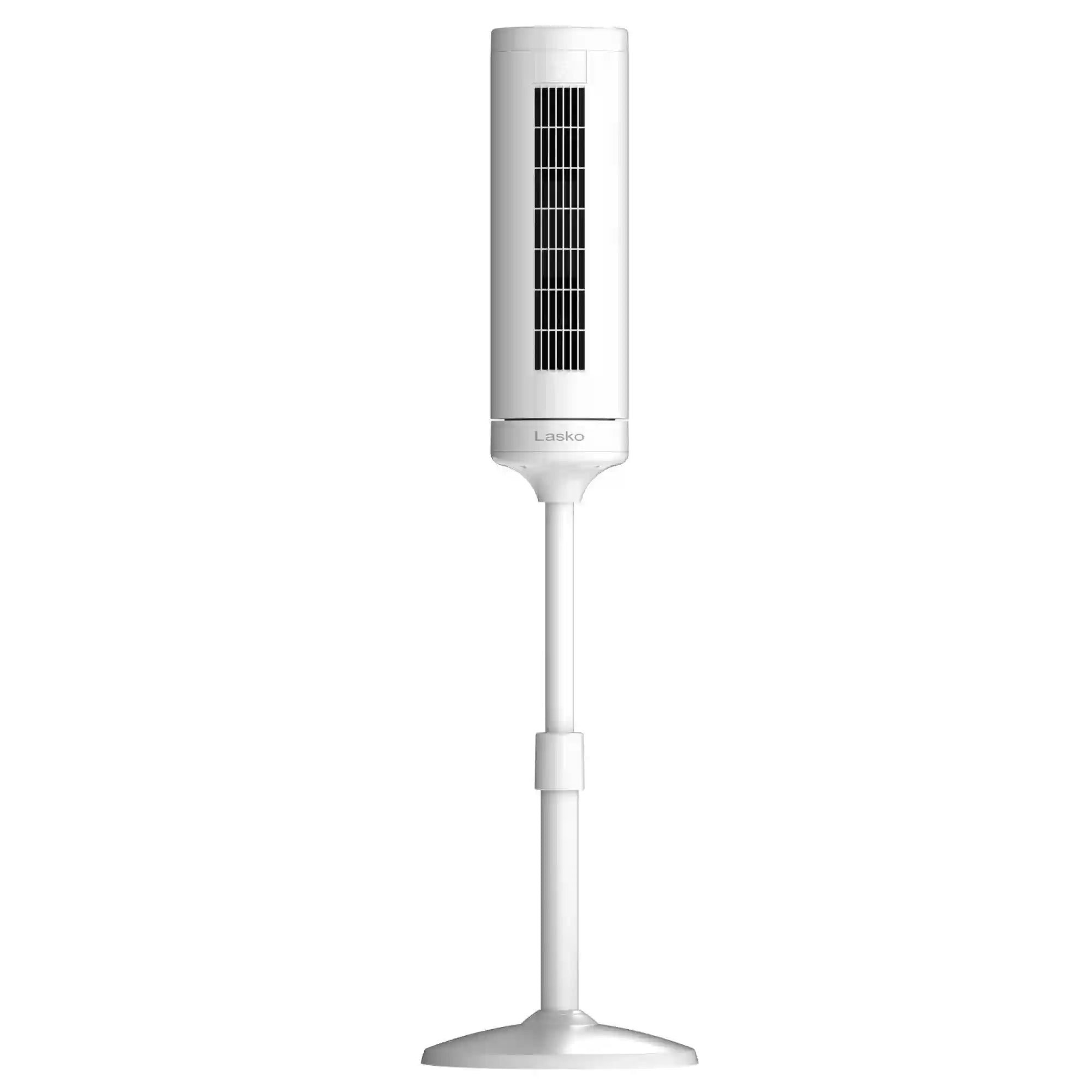 Lasko RTF WhisperForce™ DC 54" Pedestal Tower Fan (8-speed, remote, timer, white)