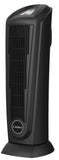 Lasko 23" Ceramic Tower Heater (2 heat settings, remote, timer, thermostat, tip-over switch, black)