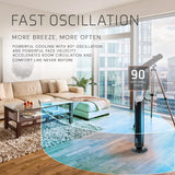 Lasko Summit 36" Tower Fan & Air Cleaner (4-speed, remote, mesh filtration, black)