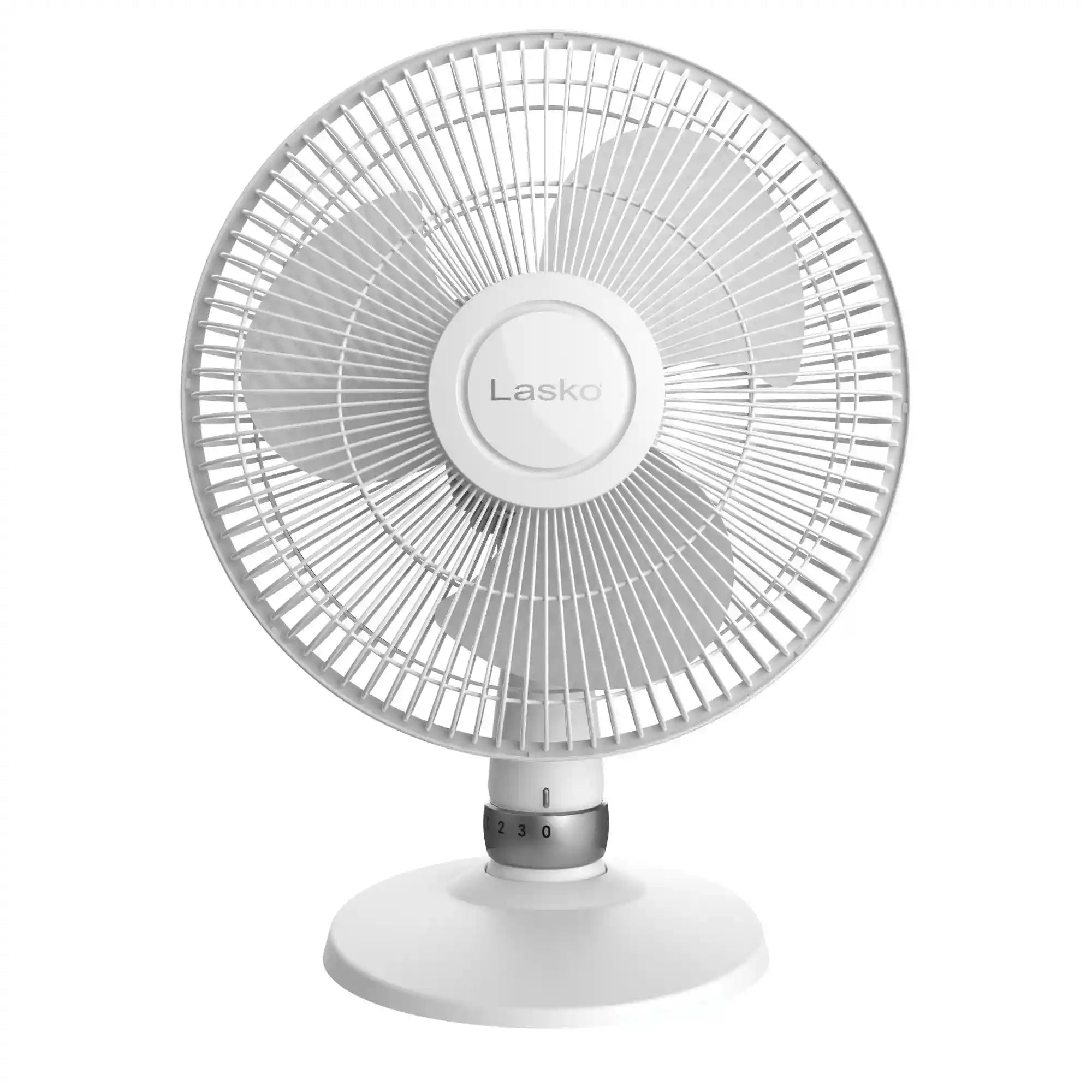 Lasko 12" Table Top Fan (3-speed, manual, white)