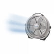 Lasko Wind Machine® 20" Air Circulator Floor Fan (3-speed, manual, 360° airflow, light gray)