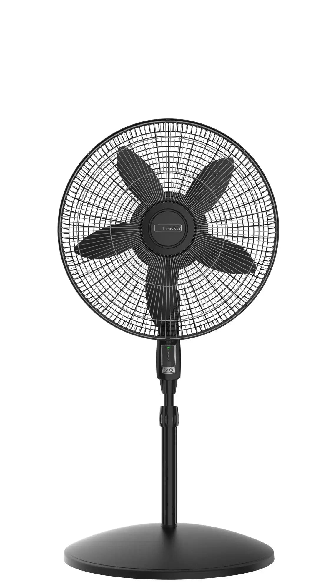 Lasko Cyclone® Max 18" Pedestal Fan (4-speed, remote, timer, black)