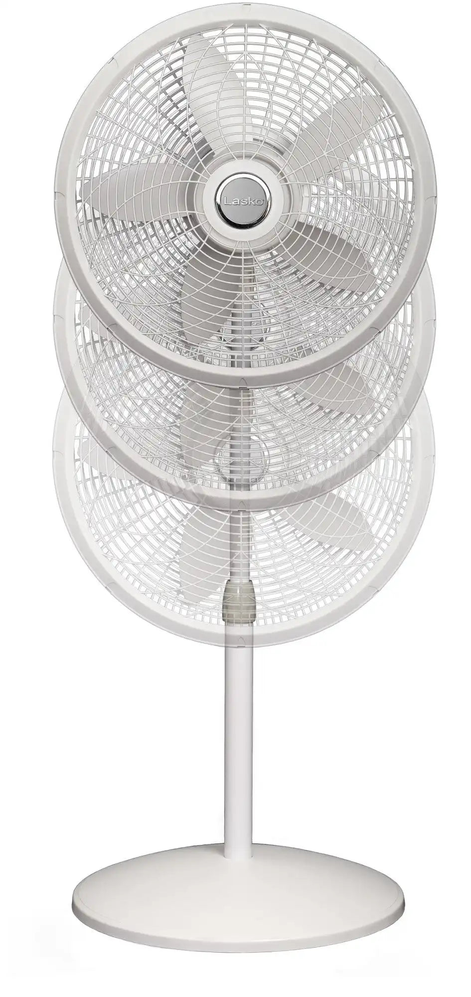 Lasko Performance 18" Pedestal Fan (3-speed, manual, white)