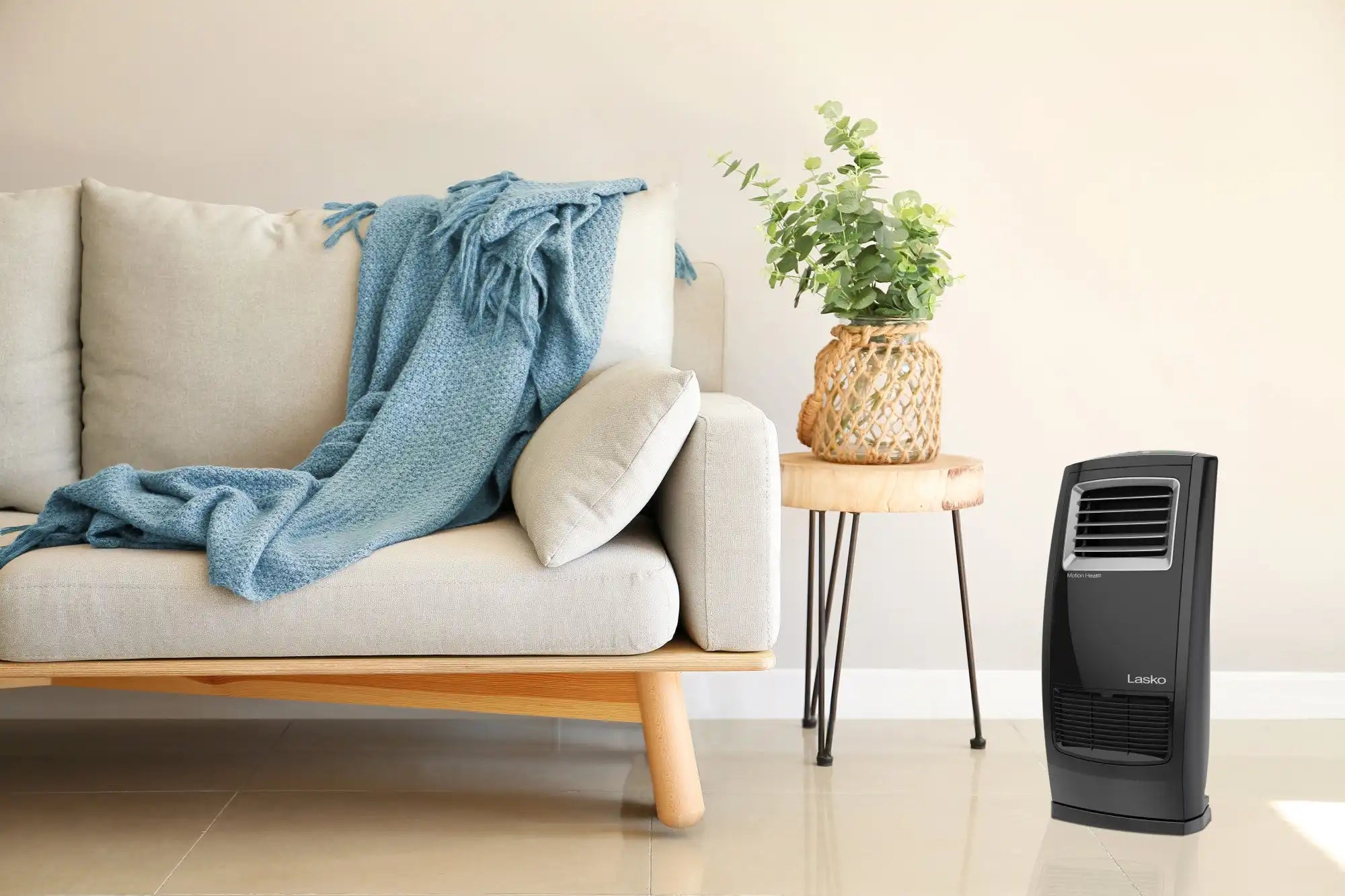 Lasko Elite 23" Ceramic Console Heater (3 heat settings, remote, timer, thermostat, black)