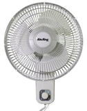 Air King 12" 1/50 HP Commercial Grade Wall Mount Fan (3-speed, manual, white)
