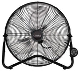 Lasko 20" High Velocity Commercial Floor or Wallmount fan with Remote Control, H20660, Black