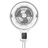 Lasko WhisperForce™ 24-speed DC Motor Pedestal Fan with Remote & Timer (white, model APDC301)