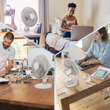 Lasko 12" Table Top Fan (3-speed, manual, white)