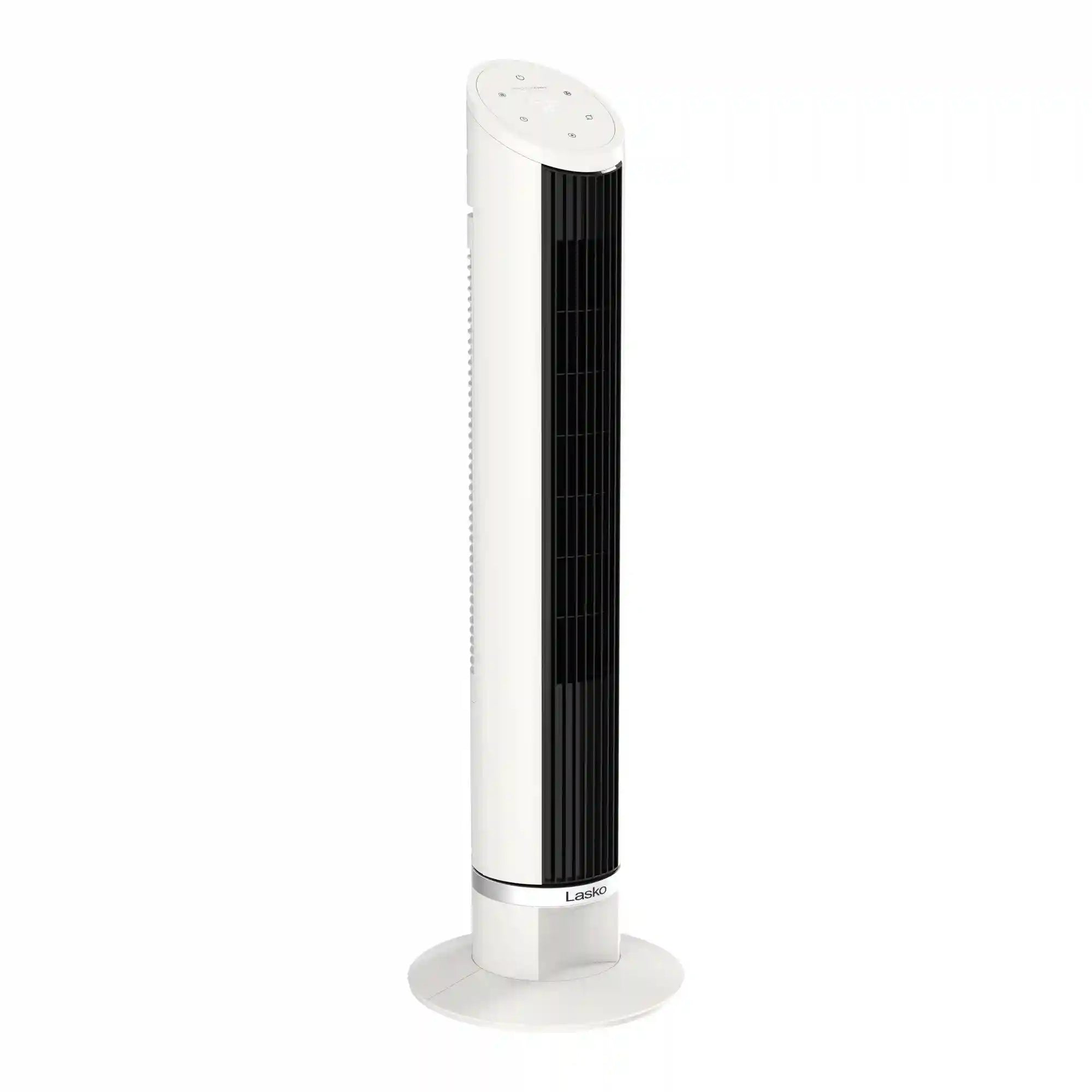 Lasko WhisperForce™ DC 36" Tower Fan (12-speed, remote, timer, air filtration, white)