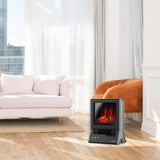 Lasko Portable Electric Ultra Ceramic Fireplace Space Heater, CA20100, Black