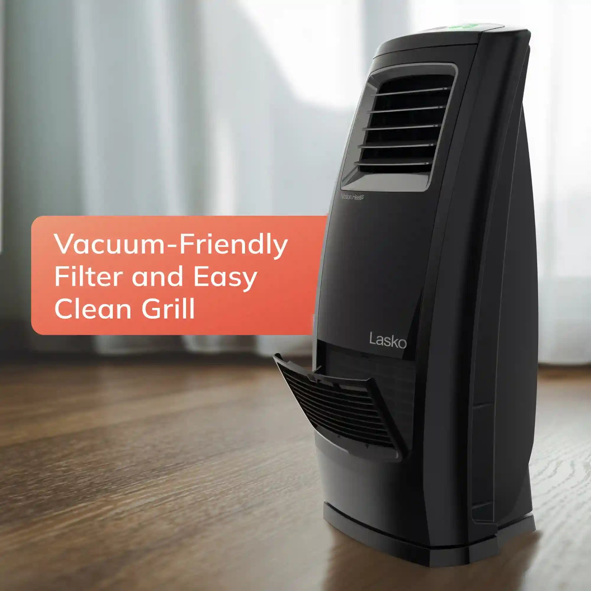 Lasko Elite 23" Ceramic Console Heater (3 heat settings, remote, timer, thermostat, black)