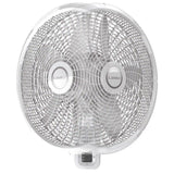 Oscillating Wall-Mount Fan with Remote