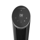 Lasko WhisperForce™ DC 42" Tower Fan (12-speed, remote, black/silver)