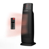 Lasko CT22850 1500W Ceramic Tower Space Heater with Tip-Switch and Remote: Black