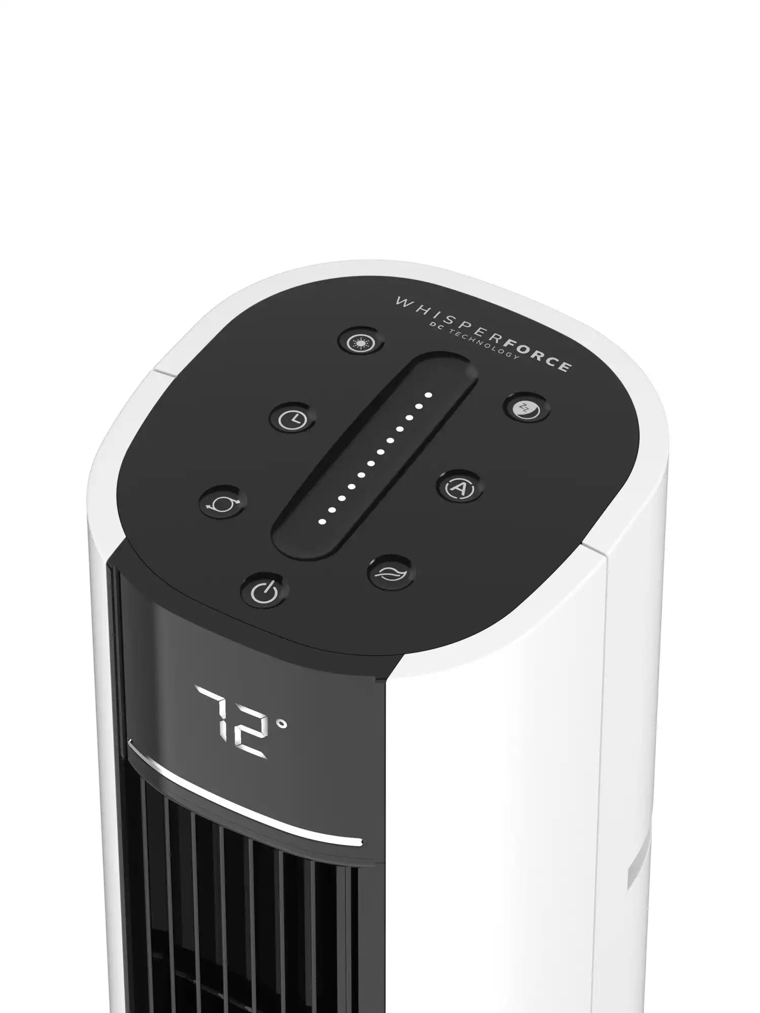Lasko WhisperForce™ DC 40" Tower Fan (12-speed, remote, timer, air filtration, white)