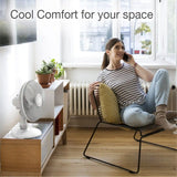 Lasko 12" Table Top Fan (3-speed, manual, white)