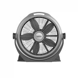 Lasko Wind Machine® 20" Air Circulator Floor Fan (3-speed, manual, 360° airflow, gray)