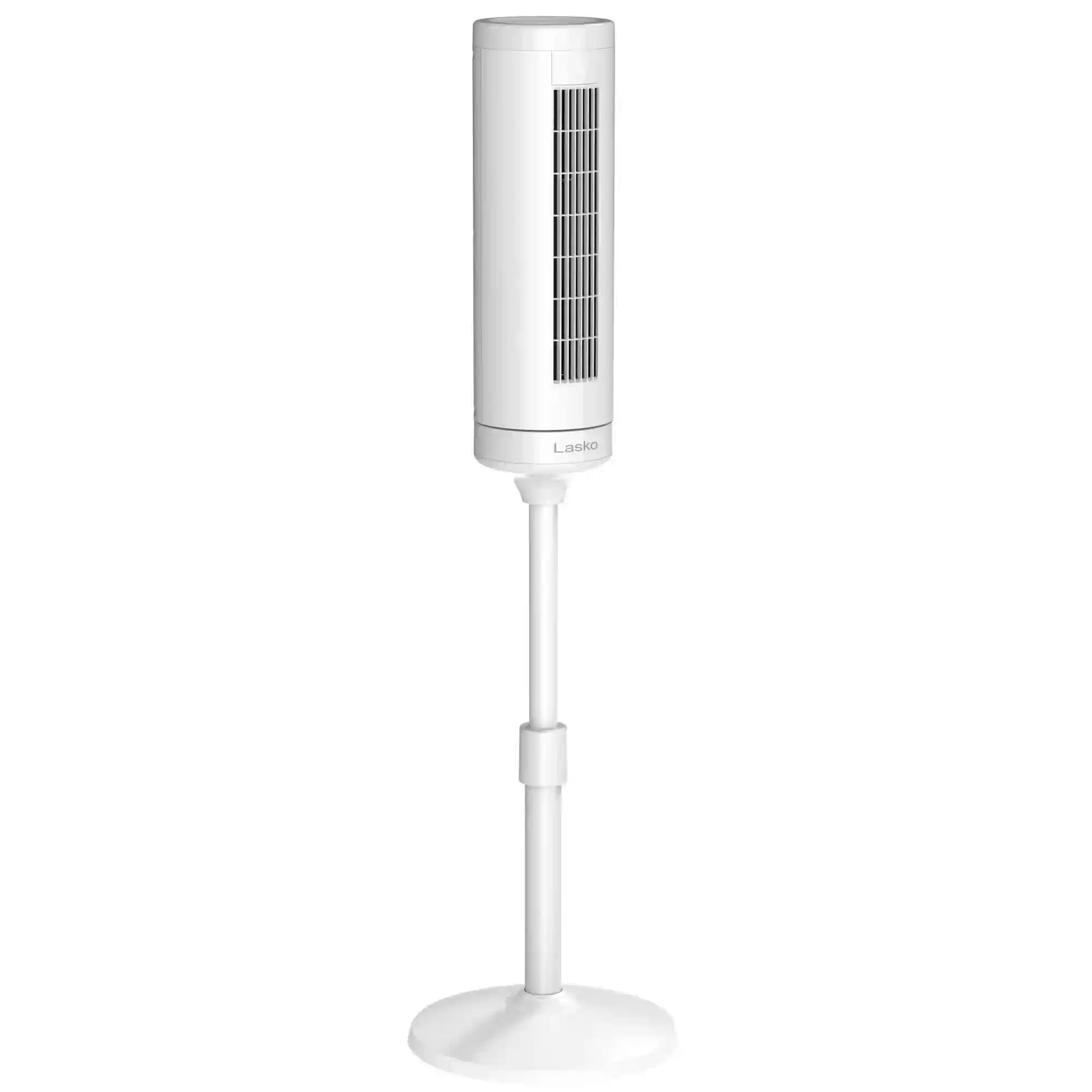 Lasko RTF WhisperForce™ DC 54" Pedestal Tower Fan (8-speed, remote, timer, white)