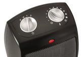 Lasko 9" Ceramic Table Top Heater (3-speed, thermostat, black)