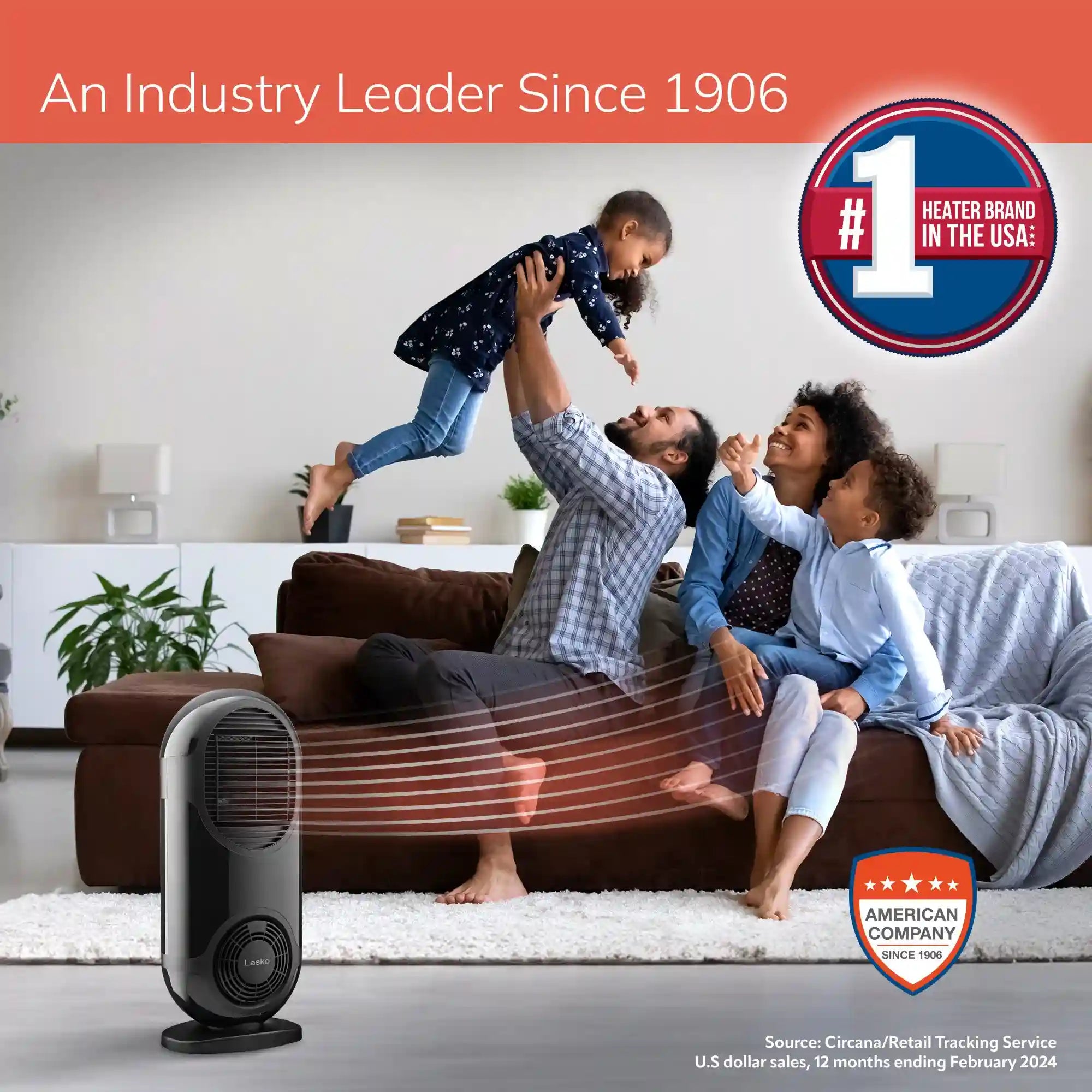 Lasko CC27350 27" Motion X Console Space Heater with Remote Control, Black