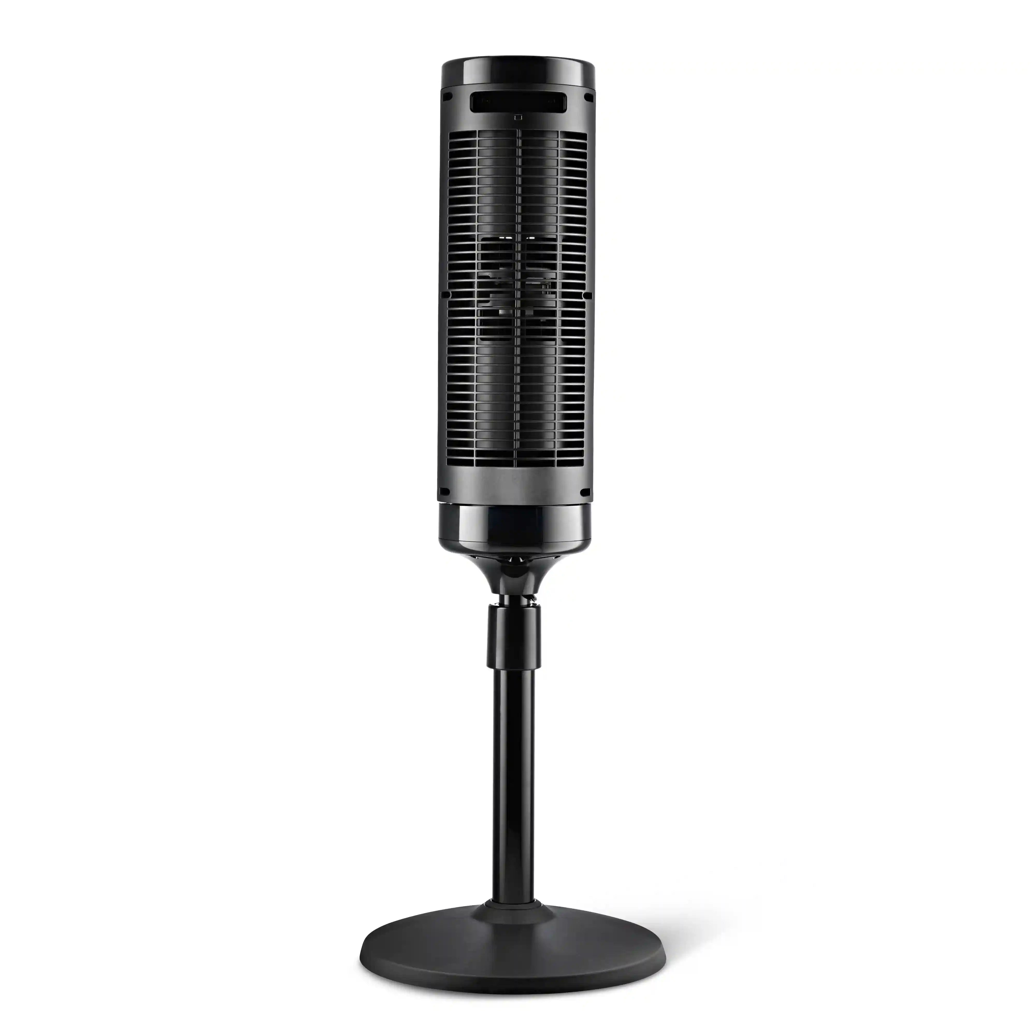 Lasko Summit Whisperforce™ DC 54" Pedestal Tower Fan (8-speed, remote, timer, black)
