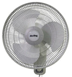 Air King 16" 1/20 HP Commercial Grade Wall Mount Fan (3-speed, manual, white)