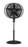 Lasko Cyclone® 18" Pedestal Fan (3-speed, remote, timer, black)