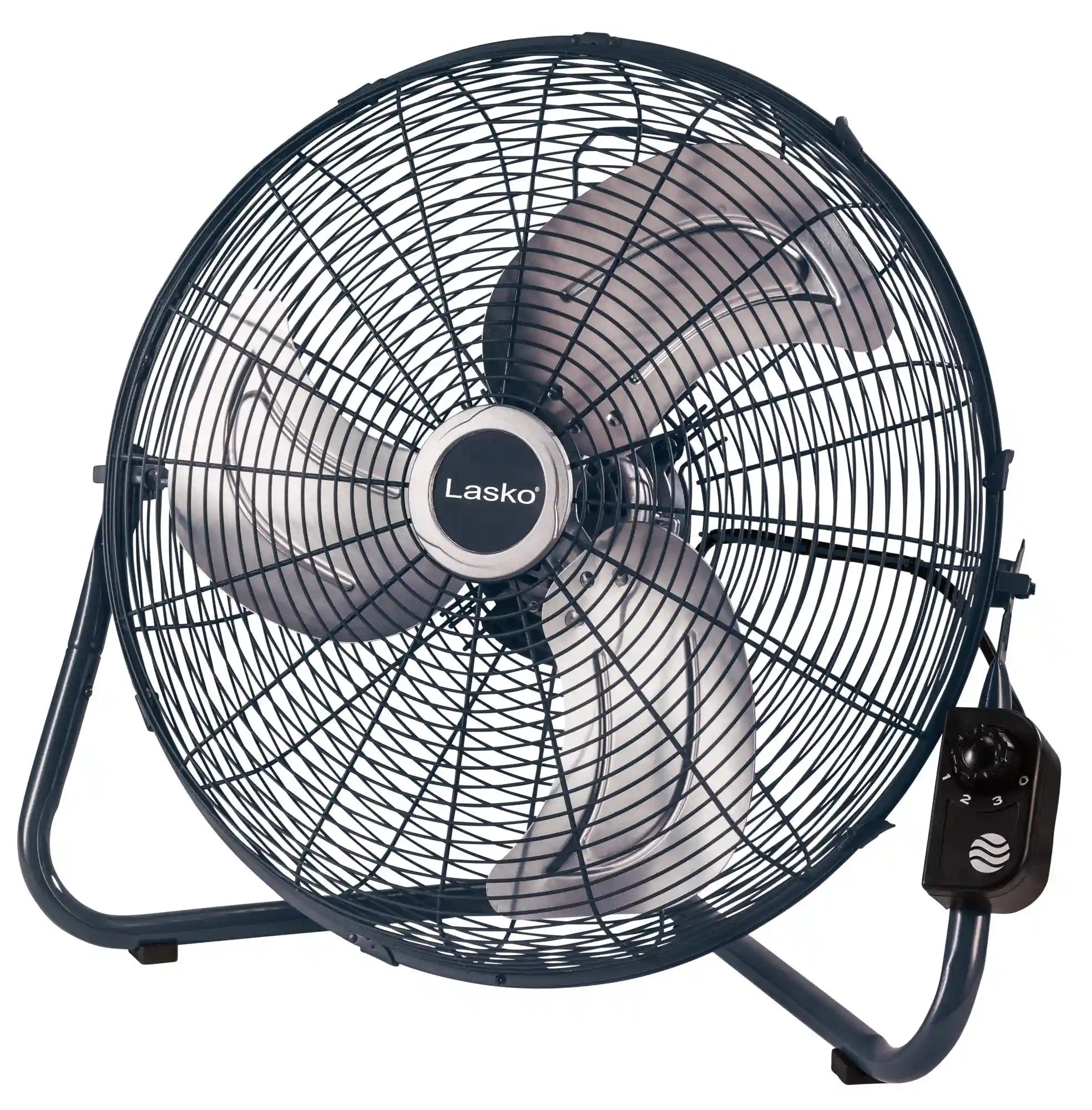 Lasko 20" High Velocity Fan, 3 Speeds, Floor or Wallmount, H20610, Gray
