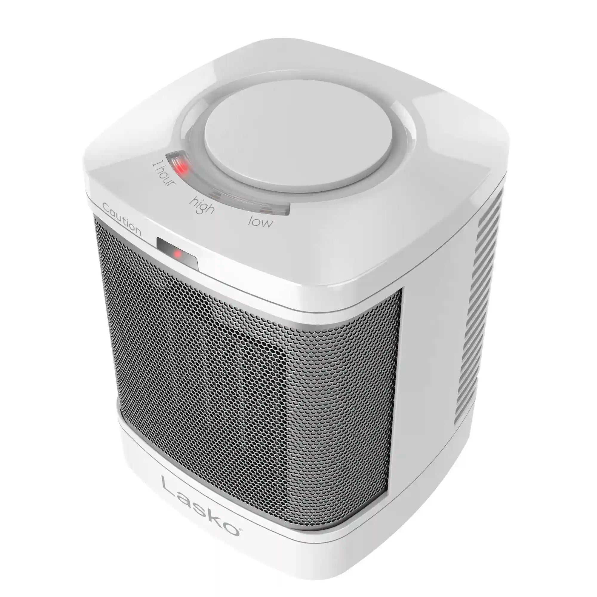 Lasko 8" Bathroom Ceramic Heater (2 heat settings, timer, ALCI saftey plug, white)
