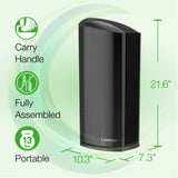 Lasko LP450 Premium Air Purifier with HEPA Filter and Odor Reduction and DreamMode