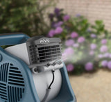 Lasko Misto® Outdoor Misting Fan (3-speed, pivoting, 9' hose, GFCI, blue)