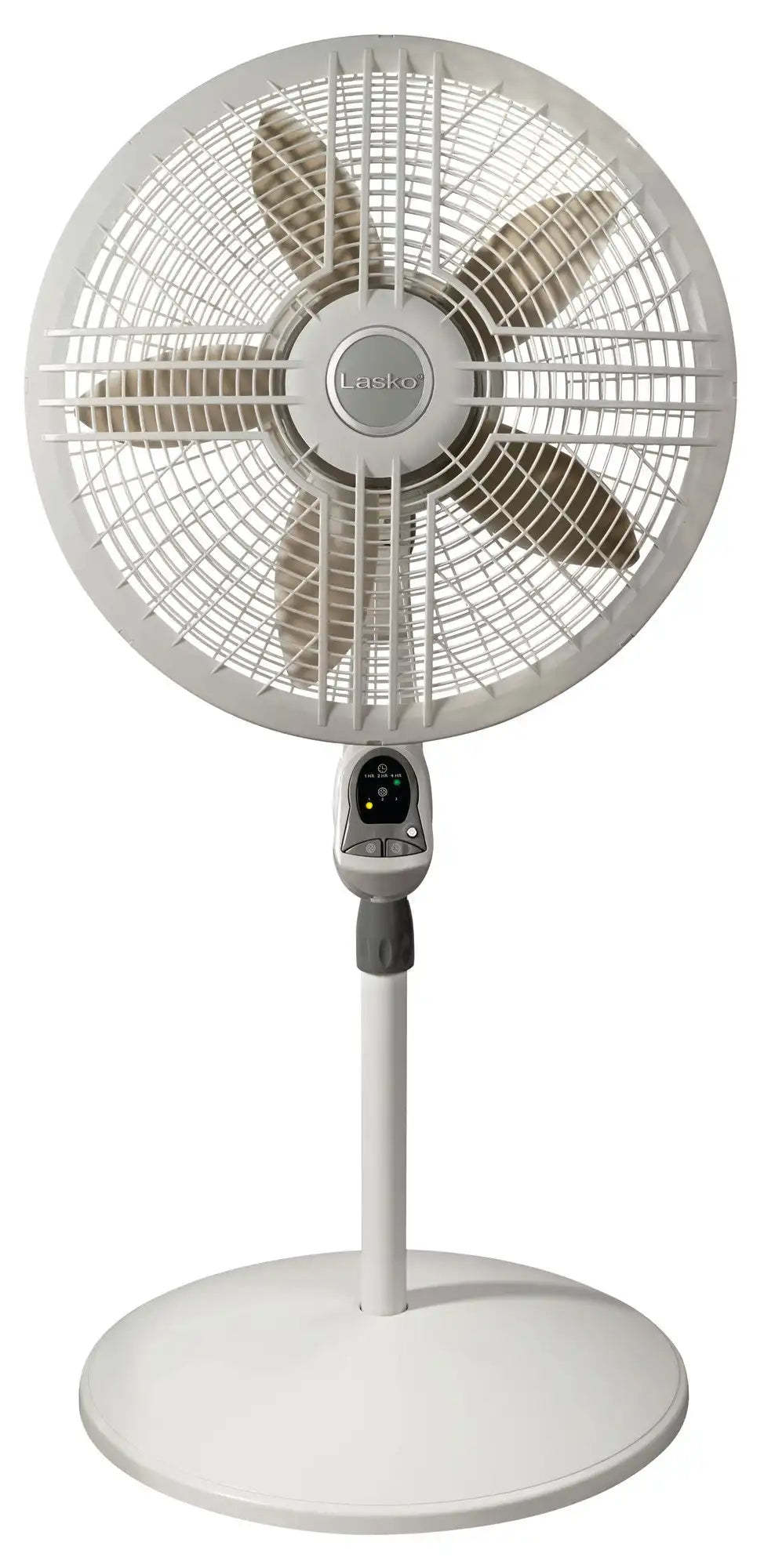 Lasko Performance 18" Pedestal Fan (3-speed, remote, timer, white)
