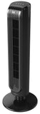 Lasko 32" Tower Fan (3-speed, remote, timer, black)