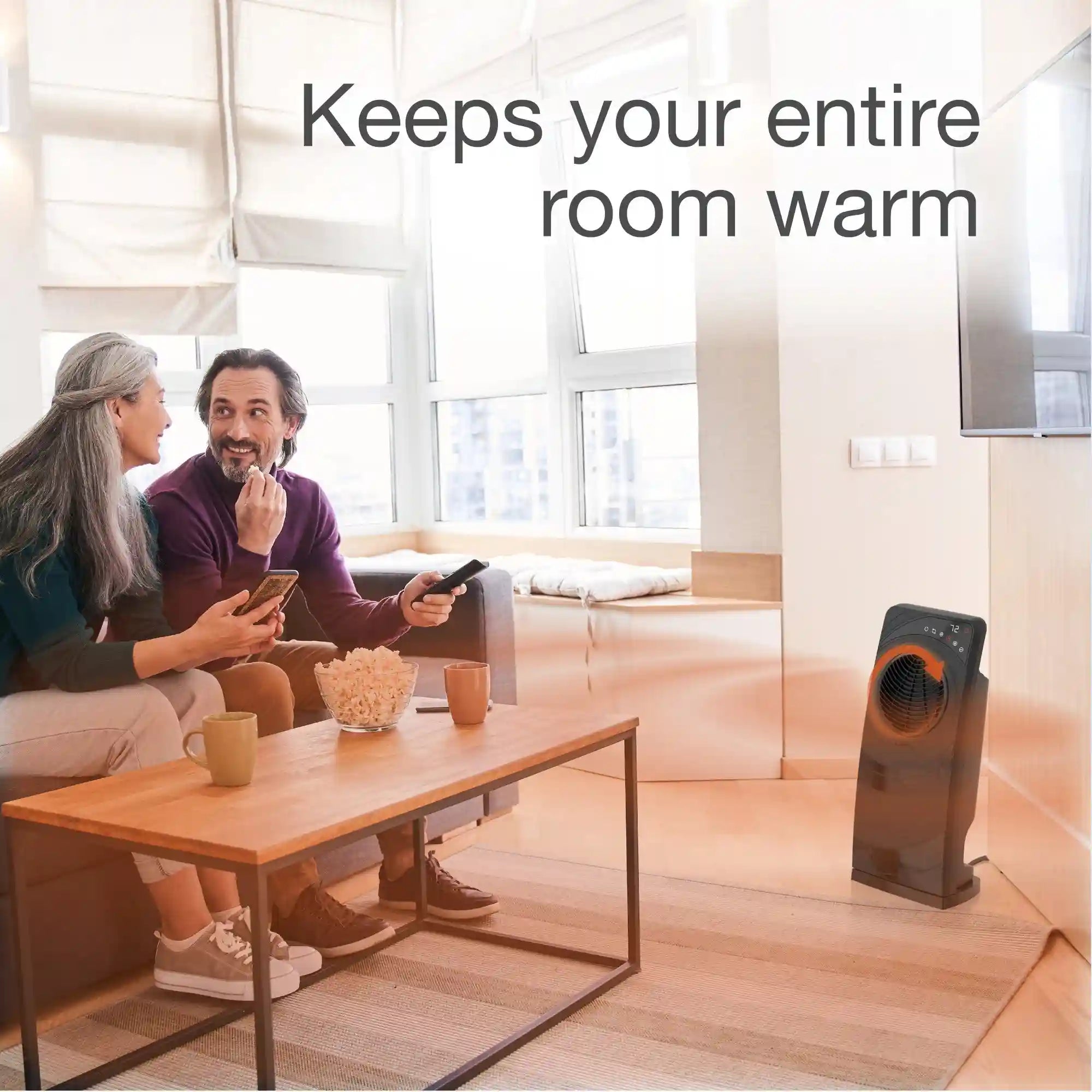Lasko Elite 23" Ceramic Console Heater (3 heat settings, remote, timer, thermostat, black)