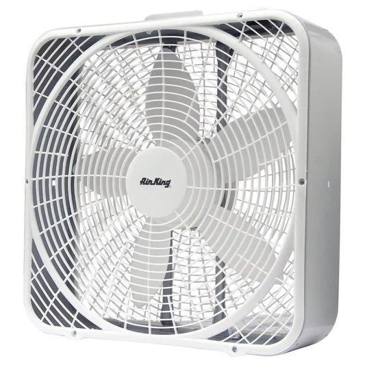 Air King 20" Commercial Grade Box Fan (3-speed, white)