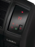 Lasko 1500W Electric Cyclonic Ceramic Room Space Heater with 8-Hour Timer, CC24920, Black