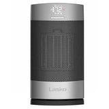 Lasko Ellipse 12" Table Top Heater (remote, timer, thermostat, tip-over switch, child lock, silver)
