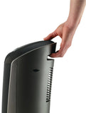 Lasko 23" Ceramic Tower Heater (2 heat settings, remote, timer, thermostat, black)