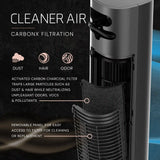 Lasko Summit Whisperforce™ DC 40" Tower Fan (12-speed, remote, black)
