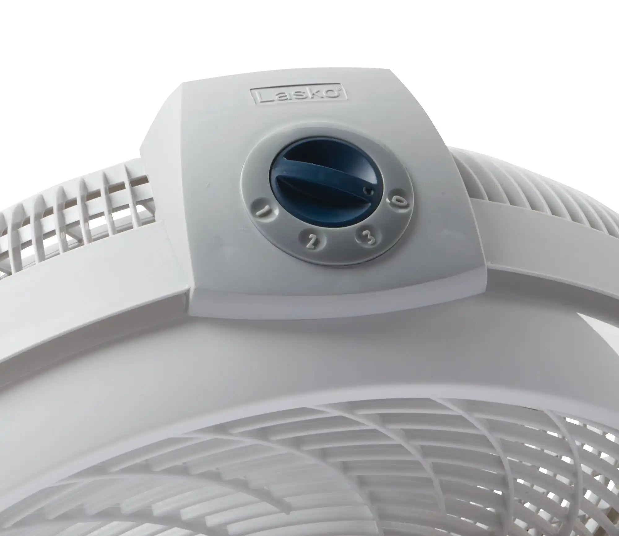 Lasko Cyclone® 20" Air Circulator Floor Fan (3-speed, manual, 90° oscillation, white)