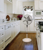 Lasko Performance 18" Pedestal Fan (3-speed, remote, timer, white)