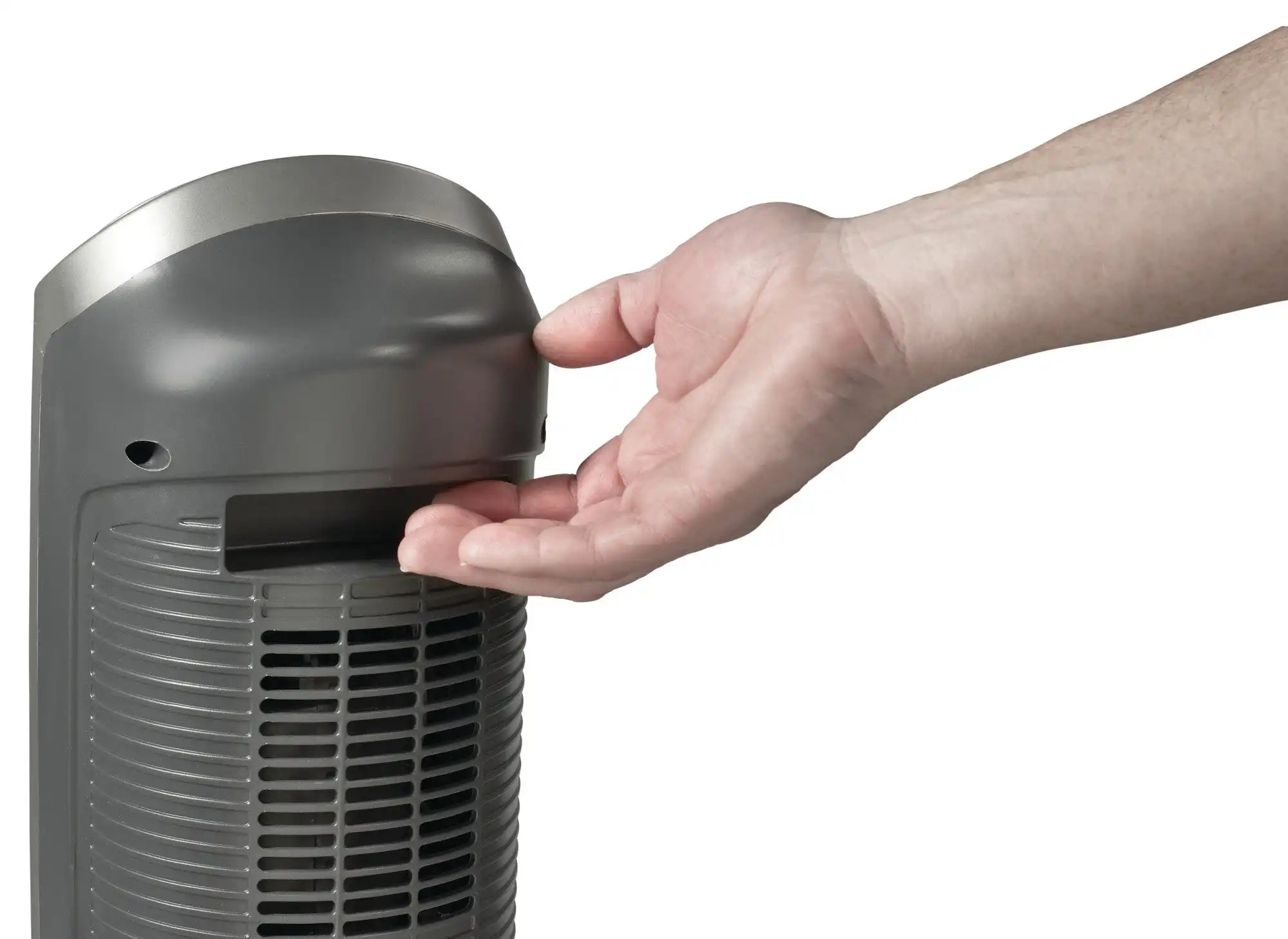 Lasko 1500W Digital Ceramic Space Heater with Remote, 755320, Silver