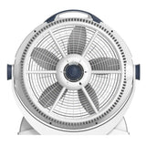 Lasko Wind Machine® 20" Air Circulator Floor Fan (3-speed, manual, 360° airflow, light gray)